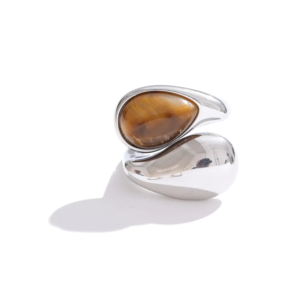 Bague Perle Goutte d’Eau — Bijoux Coeur Linéa — vue 4