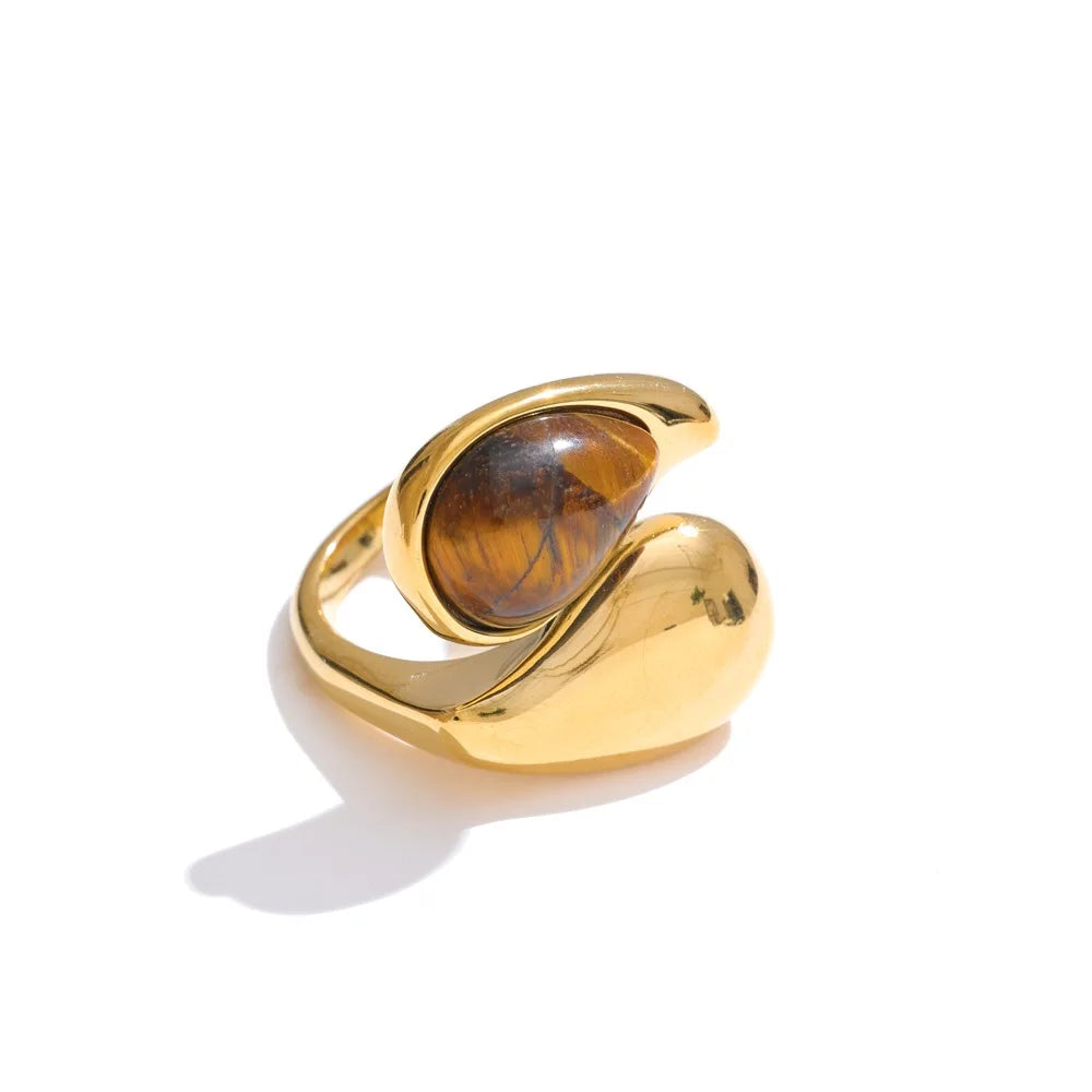 Bague Perle Goutte d’Eau — Bijoux Coeur Linéa — vue 3